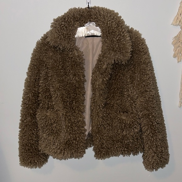 Zara teddy bear coat - Picture 1 of 7